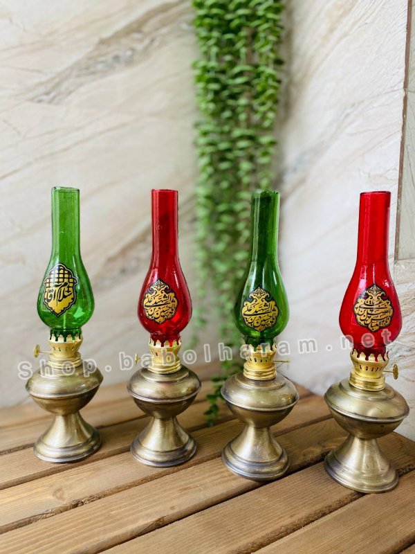 چراغ نفتی پایه برنجی